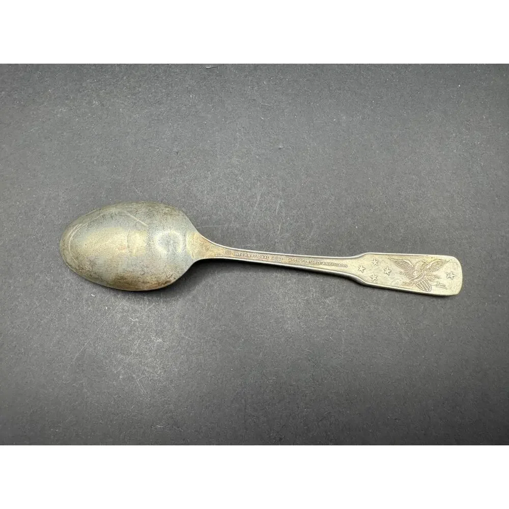 Vintage International Distinguished Americans Silver Spoon Benjamin Franklin